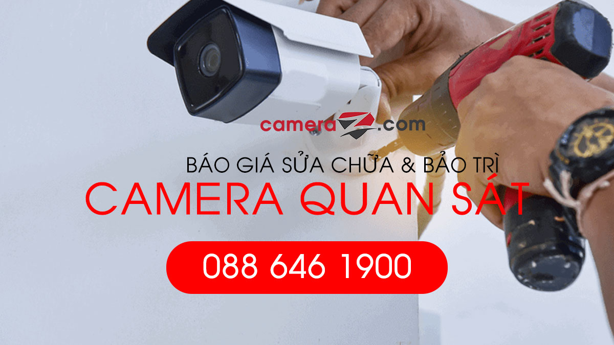 Bảng giá dịch vụ sửa chữa camera, sửa chữa đầu ghi hình uy tín giá rẻ
