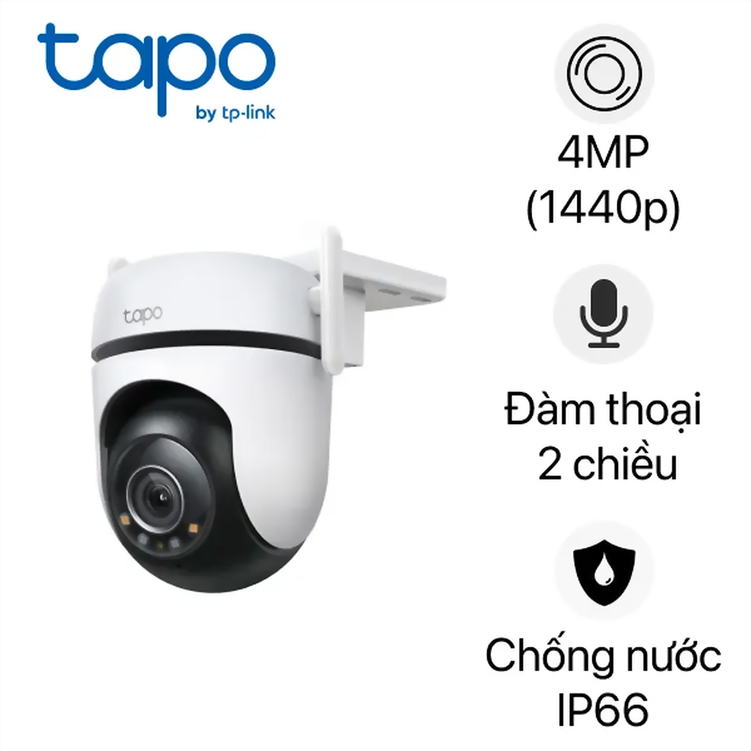Hình ảnh sản phẩm Camera Wifi ngoài trời 360° 4MP Tapo C520WS - Camera Wifi ngoài trời 360° 4MP Tapo C520WS