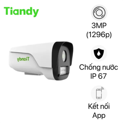 Hình ảnh sản phẩm Camera Wifi ngoài trời 3MP Tiandy TC-C13ZN - Camera Wifi ngoài trời 3MP Tiandy TC-C13ZN