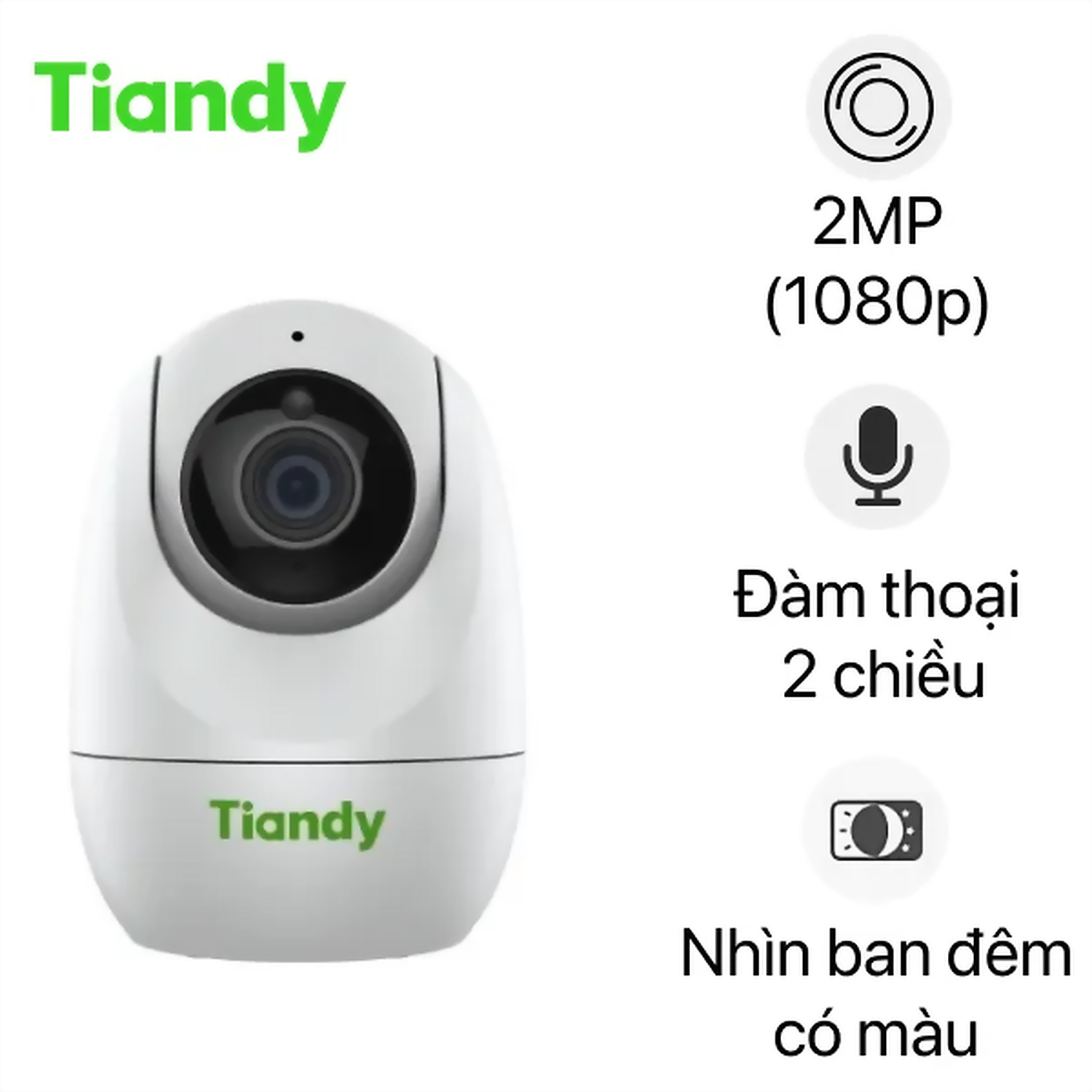 Hình ảnh sản phẩm Camera Wifi 360° 2MP Tiandy H322N Fullcolor - Camera Wifi 360° 2MP Tiandy H322N Fullcolor