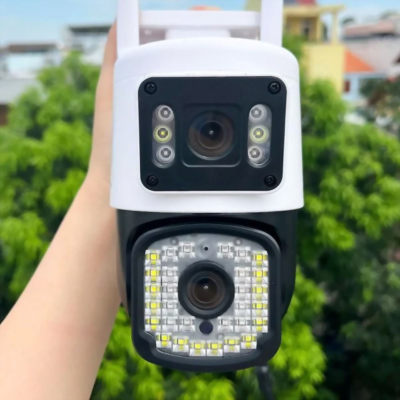 Hình ảnh sản phẩm Camera Wifi Yoosee 2 Mắt Xoay 360° Tích Hợp Báo Động Loa To Màu Trắng - Camera Wifi Yoosee 2 Mắt Xoay 360° Tích Hợp Báo Động Loa To Màu Trắng
