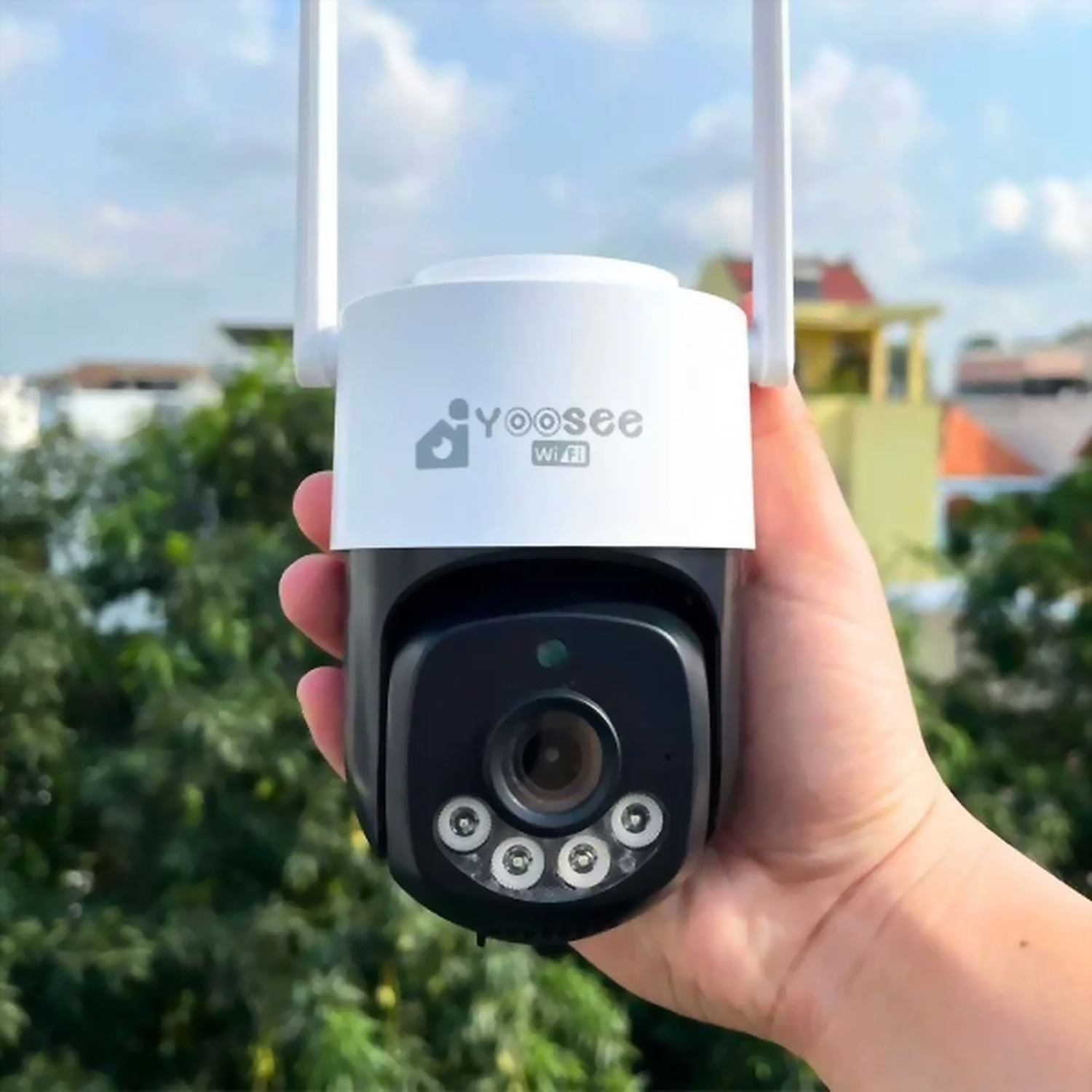 Hình ảnh sản phẩm Camera Wifi Yoosee Ngoài Trời M18 Xoay 360° - Camera Wifi Yoosee Ngoài Trời M18 Xoay 360°